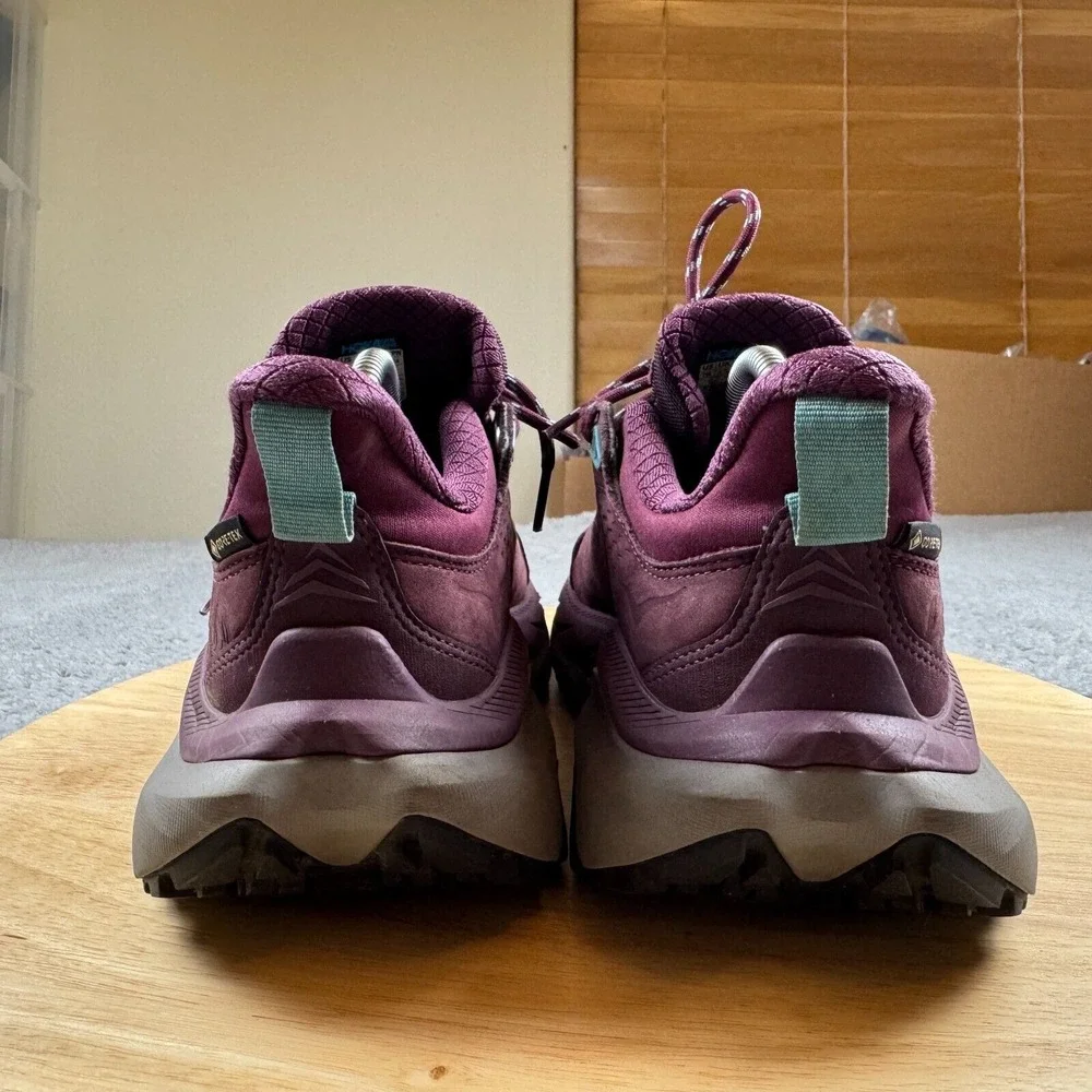 Hoka One‎ One Women's Kaha 2 Low GTX Grape Wine Hiking Shoes Size 7B